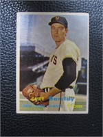 1957 TOPPS #361 CURT BARCLAY GIANTS VINTAGE