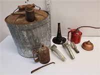 Large Gas Can, Oil Spouts, Oil Cans & Funnel