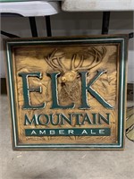 Elk mountain Amber ale advertisement