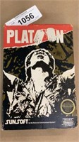 Platoon Nintendo video game in the box with