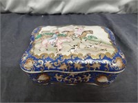 Handpainted Porcelain Keepsake Box