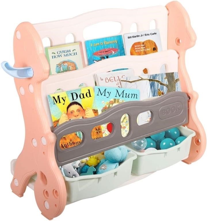 B3735  RedSwing Kids Toy Organizer Bookshelf