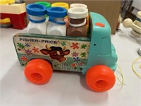 Fisher Price Pull Toy Milk Wagon