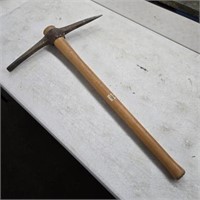 Two Foot Wide Pick Axe w/a Three Foot Handle