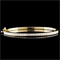 14K Gold 1.12ctw Diamond Bracelet