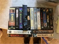 Lot of 16 + or - vhs