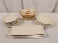 Johnson Bros plates / Harker covered dish