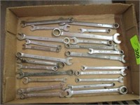 Flat w/assorted wrenches