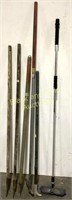 (5) Pike Poles & Broom