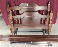 Cherry Finish Twin Bed
