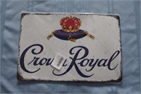 "Crown Royal" Retro Tin Sign