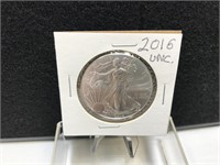 2016 Silver Eagle  UNC