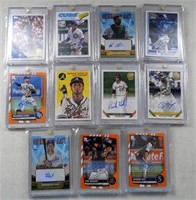 (11) AUTOGRAPHED BASEBALL CARDS