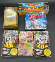 6 BOXES OF BASEBALL CARDS