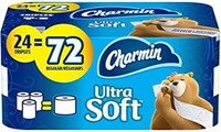 New Charmin Ultra Soft Toilet Paper, 24 Rolls