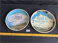 Busch Beer Metal Trays