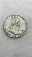1950-D Franklin half dollar