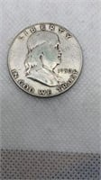 1950 Franklin half dollar