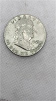 1949-D Franklin half dollar