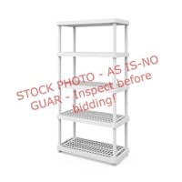Project Source 5-tier Shelving Unit, 36x18x72 in.