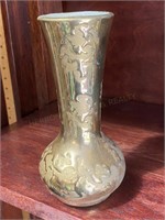 24K Gold Painted Vase