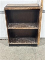 ART DECO WOOD BOOK SHELF