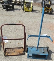 (2) Plumbers torch cart and stand.