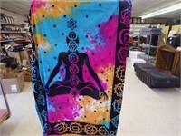 Spiritual Mediation Yoga Tapestry