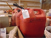 4 LARGER PLASTIC GAS CANS