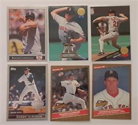 6 ROGER CLEMENS BASEBALL CARDS