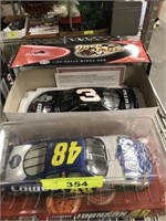 2 PC RACE CAR COLLECTIBLES