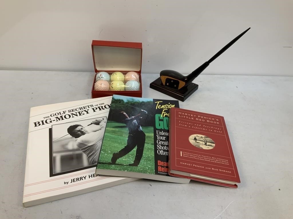 Golf Collectibles and Books
