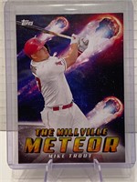 Mike Trout Millville Meteor Insert Card