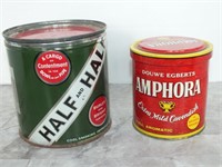 HALF & HALF & AMPHORA TOBACCO TINS