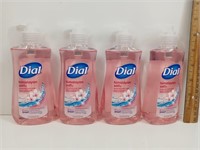 New 4 Pack Dial Himalayan Salt Hand Soap