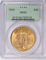 $3000 PCGS Guide: 1920 Saint-Gaudens Gold $20