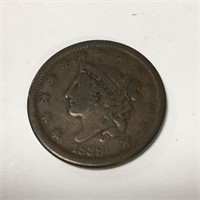 1839 Large Cent Coin