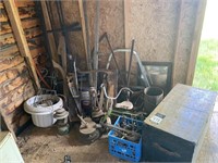 Antique Forge, Trunk, Old Tools