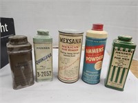 Vintage Tin Powders