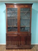 Antique Display Cabinet w/ Key
