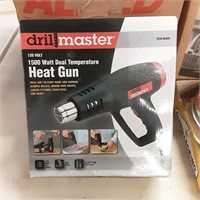 Drillmaster 1500 watt dual temperature heat gun
