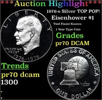 Proof ***Auction Highlight*** 1976-s Silver Eisenh