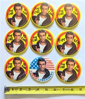 9 1976 Fonzie Buttons  Pins 1 Fonzie For President