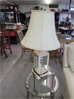 Tan table Lamp