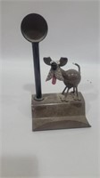 Metal dog stand/holder 6in tall