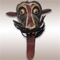 A Rare 19th C Sanni Exorcism Mask From Sri Lanka