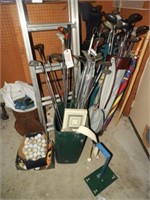 Large Qty of golf clubs by multiple makers and