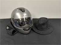 Motorcycle helmet and nice microfiber / suede