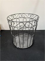 11.5 inch metal garbage can