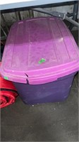 Large purple with lid